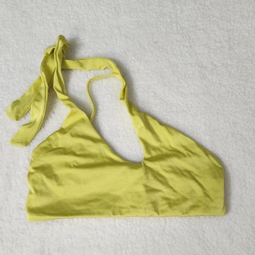 New!Baobab Collection Taki One shoulder‎ Bikini Top in Lima